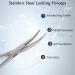 Multifunctional Hemostat Forceps 5" in Length with Curved Serrated Jaws Used as Fishing Pliers Ear Piercing Clamp and Pet Ear Nose Hair Pull Locking Tool Made of High Grade Stainless Steel - Buy Online on SooperMarket.com