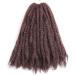 20 inch Afro Kinky Curly Twist Crochet Braid Ombre Synthetic Braiding Hair Extension 100grams by ruech (33 Auburn Chestnut) - Buy Online on SooperMarket.com