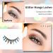 5 Pairs Manga Lashes - Glitter Colored Eyelashes with Diamond Decor | Natural Look Japanese Lashes - DIY Glitter Lashes (1 oz - Buy Online on SooperMarket.com