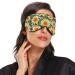 Haskirky Light Blocking Eye Mask for Deep Sleep | Breathable & Adjustable | Men and Women | Travel, Yoga, Meditation | Office Goodies | Spring Sunflowers - Buy Online on SooperMarket.com
