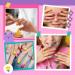 TBeautfave Nail Polish Set 4 Color Peel off Pink Nail Varnish Set Quick Dry & Long Lasting Nail Polish Water-Based Non-toxic Natural Nail Polish Set No Need UV DIY Nail Art - Buy Online on SooperMarket.com