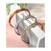AWAYTR Chain Hairband for Women - Set of 3 Chained Reactions Headbands in Metal Resin (Gold, Silver, Amber) - Buy Online on SooperMarket.com