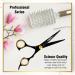 Professional Barber Razor Edge Hair Cutting Scissors/Shears TRISBRO Trimming Scissors for Hair 6.5 Inch Stainless Steel Hairdressing Styling Trimming Shears - Adjustable Screw (Black) - Buy Online on SooperMarket.com