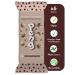 Peng Roasted Chickpeas Snack (6 x 30g) - Healthy High Protein Plant-Based Double Roasted Chickpeas Snack (Cappuccino)