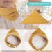WD&CD Triangle Baby Dribble Bibs - 4 Pack, Adjustable Button, Soft & Absorbent | Boys Girls - Buy Online on SooperMarket.com