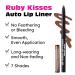 Ruby Kisses Auto Lip Liner Pencil 3 Pack (Espresso) - Long Lasting Smooth Application - Buy Online on SooperMarket.com