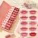 10 Colors Liquid Tint Stain | Korean Natural Moisturizing Lip Gloss | Long-Lasting Non-Stick | Multi-Use Lip & Cheek Tint Stain - Shop Now - Buy Online on SooperMarket.com