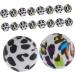 EXCEART 100 Pcs Leopard Print Silicone Bead Set for Pacifier Chain - Baby Safe - 1.5X1.5X1.5CM - Buy Online on SooperMarket.com