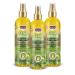 African Pride Olive Miracle Braid Sheen Spray (3 Pack) with tea tree oil and olive oil to protect and moisturize scalp and hair.12oz. 12 Fl Oz (Pack of 3)