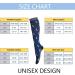 Leostep Compression Stockings for Women & Men - 20-30 mmHg Support Socks (7 Pairs) Ideal for Pregnancy Nurses Travel & Running - L-XL Underwater World - Buy Online on SooperMarket.com