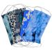 5 Pack Washable Reusable Floral Cotton Fabric Half Face Cover Unisex Mouth Covers Protection Face Mouth Face Caps Summer UPF50+ Sunscreen Breathable Bandana