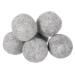 sourcing map 6 Pcs Wool Dryer Balls 1.6 Inches Wool Laundry Dryer Balls for Reducing Clothing Static and Wrinkles Light Grey 1.6" Light Grey