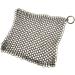 TOUGS Chainmail Scrubber Pot Cleaner with Safe Small Rings More Efficient 8x6 Inch 316 Grade Stainless Steel Dish Washer Square 8x6 Inch - Buy Online on SooperMarket.com