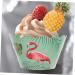 Alipis 24pcs Hawaii Cupcake Wrappers Hawaii Cupcake Toppers Hawaiian Cake Picks Birthday Cupcake Toppers Hawaiian Decor Hawaii Cake Pick Tropical Wedding Decor Leaves Paper Tray - Buy Online on SooperMarket.com