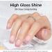 Modelones Jelly Gel Nail Polish 15ML Grey Pink Translucent Sheer Nude Colors Neutral Skin Tone Gel Polish Soak off U V LED Cured at Home Salon DIY French Manicure Nails Art Jelly Grey - Buy Online on SooperMarket.com