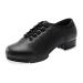 Child Tap Shoes Split Sole Unisex Dance Girls and Boys (Toddler/Little Kid/Big Kid) 5.5 Big Kid Black