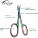INSTEX Professional Cuticle Nail Scissors & Files Set | Curved Steel Blade for Thick Toenails & Manicure Pedicure | Men Women Beard Nose Trimming | Blue Multicolour - Buy Online on SooperMarket.com