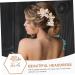 FOYTOKI 1 Set Leaves and Flowers Hair Comb Bridal Hair Accessories Bride Headdress Vintage Hair Accessories Headpiece for Wedding Decoration Womens Headpiece Flower Clips for Hair - Buy Online on SooperMarket.com