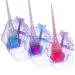 Colortrak Mini Glitter Trio Brush & Bowl Set - Colorful Feather Bristle Brushes & Stackable Color Bowls - Set of 3 - Buy Online on SooperMarket.com