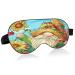 Haskirky Light Blocking Eye Mask Breathable and Adjustable Adult Men and Women Travel on Business Trips Yoga Meditation Light Smooth Comfortable Eye Mask Office Deep Sleep Goodies Sunflower Gnome