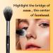 BEILI Tapered Highlighter Brush - Vegan Makeup Tool for Cheekbones Contouring and Blending | Ideal for Cream Powder and Mineral Cosmetics | International Shipping Available - Buy Online on SooperMarket.com