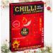 Hot Sauce Advent Calendar 2023-24days Chilli lovers advent festive gift set for men women | Chilli Sauce Variety & Xmas card 500g - Buy Online on SooperMarket.com