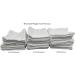 Marquis Mills 12x12 White Cotton Washcloths - Reusable Thin Cloth Rags - 60 Pack 1LB Dozen for Bath, Exfoliating, Kitchen, Garage - Buy Online on SooperMarket.com