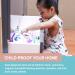 12 Magnetic Child Safety Cabinet Locks + 3 Keys - Baby Proof Cabinets & Drawers, Easy Install, No Tools Needed - Buy Online on SooperMarket.com
