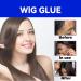 TBeautfave Waterproof Wig Glue Lace Front for Lace Wig Glue Wig Adhesive Glue Hair Bonding Glue Strong Hold Invisible Adhesive Hair Glue for Wigs Hair Glue for Hairpiece & Wig & Toupee - Buy Online on SooperMarket.com
