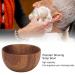Large Capacity Wooden Shaving Soap Bowl - Portable Shaving Foam Mug for Men & Barber Shops - Buy Online on SooperMarket.com
