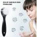 4 Pack Soft Bristle Facial Cleansing Brush with Lid - Gentle Exfoliating and Massage - Black - Buy Online on SooperMarket.com
