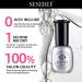 15ml No Wipe Gel Top Coat and Base Coat Set for Long Lasting Nail Art - Clear Shine Gloss - Resin Tested Formula - Nail Primer - Buy Online on SooperMarket.com