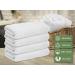 White Cotton Bath Towels Set - Pack of 6 | 24x48 Inch Ultra Soft Spa Towels | 100% Cotton Hotel Collection Towels for Bathroom | Workout Towels - PK 6 - Buy Online on SooperMarket.com