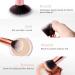 DUAIU 15PCs Marble Makeup Brush Set - Premium Synthetic Kabuki Brushes for Powder, Blush, Contour, Foundation, Concealer, Eyeshadow - Includes Makeup Sponge and Cleaner Brush Egg - Grey - Buy Online on SooperMarket.com