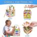 Shop Montessori Motor Cube Toys for 1-3 Year Olds | Activity Cubes for Babies 12-18 Months | Perfect Gift for Boys & Girls | Wooden Motor Skills Toys (Pink) - Buy Online on SooperMarket.com