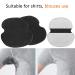 60 Armpit Sweat Pads - Fleece Welding Strips for Dresses | Black Garment Protection - Buy Online on SooperMarket.com