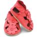 Dotty Fish Soft Leather Baby Shoes with Suede Soles - Toddler Sandals | Non-slip, Coral Flowers Design | 0-6 Months to 3-4 Years - Buy Online on SooperMarket.com