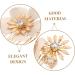 ABOOFAN 1 Pair Bridal Hair Accessories Wedding Hair Accessories Fairy Jewelry for Women Hair Comb Wedding Hair Combs for Wedding Hair Combs for Women Decorative Light Luxury Hairpin Bride - Buy Online on SooperMarket.com