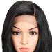 Joedir 30 Inch Black Wavy Lace Wig for Women - 76.2 cm Heat-Resistant Fiber 130% Density Side Part Pack of 1 - International Shipping Available - Buy Online on SooperMarket.com