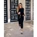PRETTYGARDEN Women's Striped Two Piece Lounge Set | Short Sleeve Pullover & Long Pants Tracksuit | Black, X-Large - Buy Online on SooperMarket.com