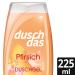 Duschdas Peach Shower Gel 6x225ml - Refreshing Fragrance for an Invigorating Start to Your Day - International Shipping Available - Buy Online on SooperMarket.com