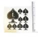 40pc Jack of Spades and Queen of Spades Temporary Tattoo Set - Buy Online on SooperMarket.com