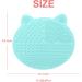  2-Pack Makeup Brush Cleaning Mat Cute Cat Ear Design Silicone Portable Brush Cleaner Pad Washing Tools with Suction Cups US Patent Registered (Black+White) - Buy Online on SooperMarket.com