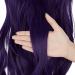 OMGREAT Halo Hair Extensions 18 Inch Curly Wavy Invisible Wire Deep Purple - 4.2 Oz | Women's Secret Crown Hairpiece - Buy Online on SooperMarket.com