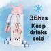 18oz Unicorn Water Bottle - Leak Proof, 36 Hours Cold, Dishwasher Safe, Wide Mouth, Insulated Stainless Steel - Perfect Straw Bottle for Girls at School - Buy Online on SooperMarket.com