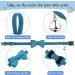 4-Piece Cat Bow Tie Collar Set | Breakaway and Velvet Material | Cute Safety Pet Collar for Kitten and Puppy - Black, Gray, Dark Green, Blue - Buy Online on SooperMarket.com