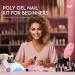 Morovan Poly Gel Nail Kit with 48W LED Lamp - 8 Pcs 0.5oz Poly Gel Set for Nail Extension - 33 Piece Nail Art Supplies - Buy Online on SooperMarket.com
