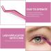 FADVAN Pink Stainless Steel Lash Applicator Tool Set - 2 Pcs Cluster Lash Tweezers with Eyebrow Tweezers for DIY Eyelash Extensions - Buy Online on SooperMarket.com