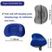 Gold Armour Inflatable Camping Pillow Backpacking Pillow Lightweight Travel Air Pillow Ultralight Ergonomic Pillow Portable for Airplanes with Neck & Lumbar Support (Blue) Blue 1 - Buy Online on SooperMarket.com