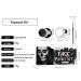 Professional Halloween Cosplay Makeup - Black & White Face Body Paint Set with Brushes | Large Capacity Palette for Full Coverage - Buy Online on SooperMarket.com